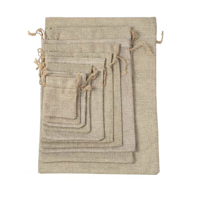 20pcs/lot Natural Jute Drawstring Linen Bag Environmentally Friendly Travel Tea Rice Jewelry Storage Bags Customize Logo Print
20pcs/lot Natural Jute Drawstring Linen Bag Environmentally Friendly Travel Tea Rice Jewelry Storage Bags Customize Logo Print