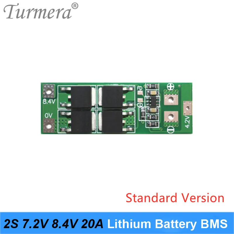 Turmera 2S 20A плата защиты BMS 18650 21700 26650 литиевая батарея 7,2 в 8,4 в для шуруповерта электрических инструментов и использования фар
Turmera 2S 20A плата защиты BMS 18650 21700 26650 литиевая батарея 7,2 в 8,4 в для шуруповерта электрических инструментов и использования фар