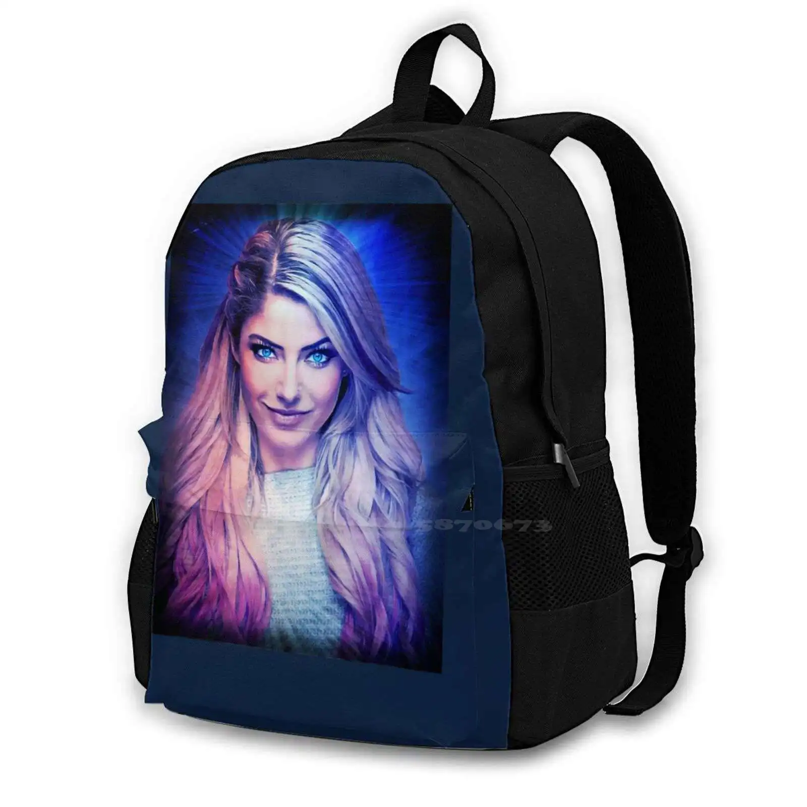 Alexa Bliss Blue Background Pattern Design Laptop Travel School Bags Alexa Bliss Wrestler Blue Pink
Alexa Bliss Blue Background Pattern Design Laptop Travel School Bags Alexa Bliss Wrestler Blue Pink