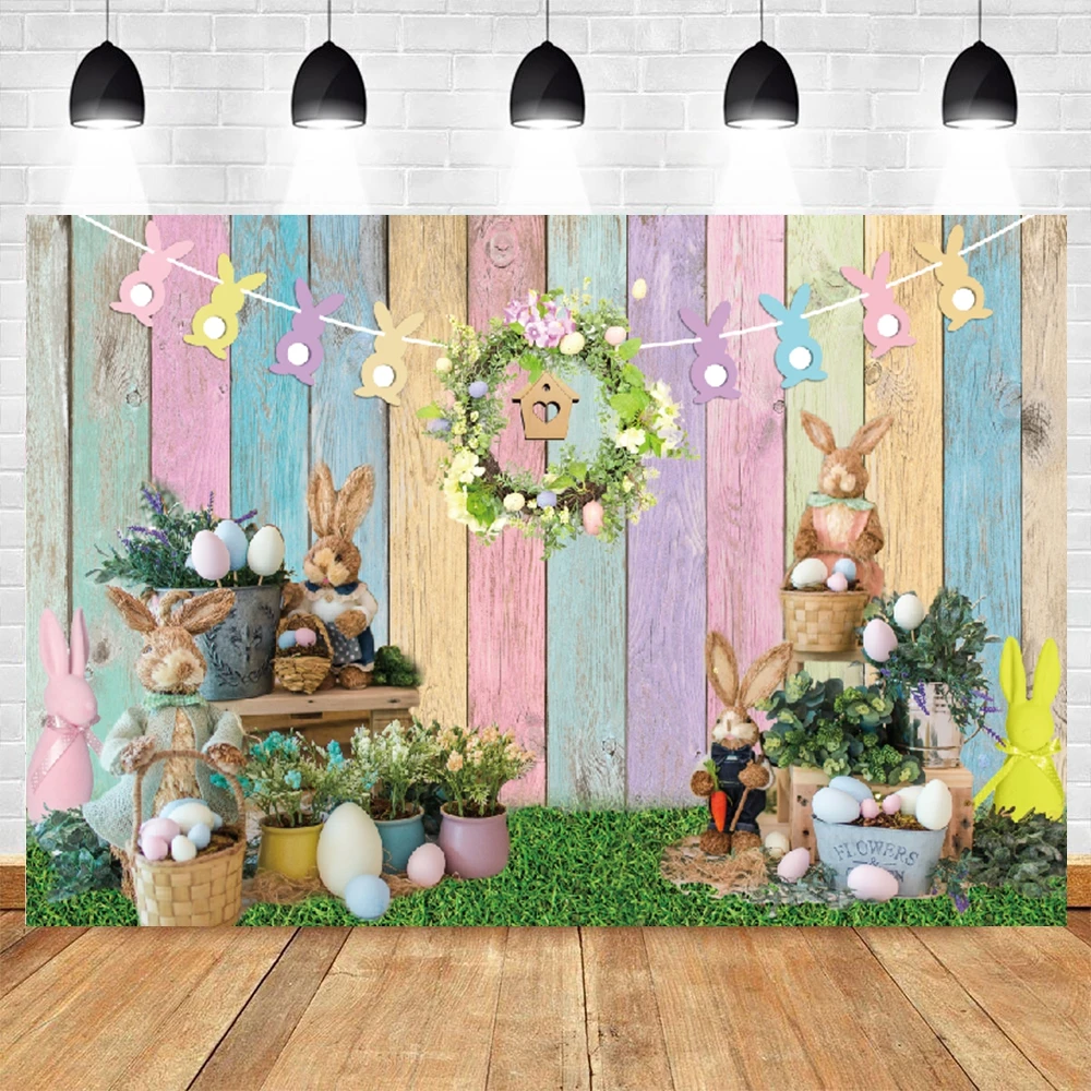 Spring Easter Photography Backdrop Wooden Wall Eggs Rabbit Bunny Background Baby Shower Kids Birthday Party Decor Portrait Props
Spring Easter Photography Backdrop Wooden Wall Eggs Rabbit Bunny Background Baby Shower Kids Birthday Party Decor Portrait Props