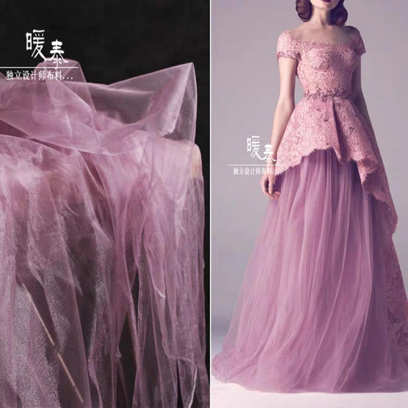 Lustre Mesh Tulle Fabric Light Purple DIY Background Decor Veil HANFU Stage Skirt Gown Wedding Dress Designer Fabric
Lustre Mesh Tulle Fabric Light Purple DIY Background Decor Veil HANFU Stage Skirt Gown Wedding Dress Designer Fabric