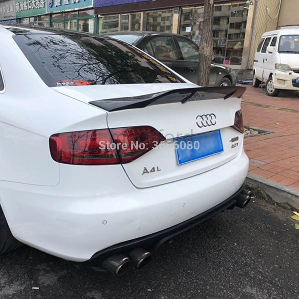 For Audi A4 B8 B8.5 2009-2012 R Style High Quality Carbon Fiber Rear Trunk Wing Lip Rear Spoiler Wing Auto Part
For Audi A4 B8 B8.5 2009-2012 R Style High Quality Carbon Fiber Rear Trunk Wing Lip Rear Spoiler Wing Auto Part