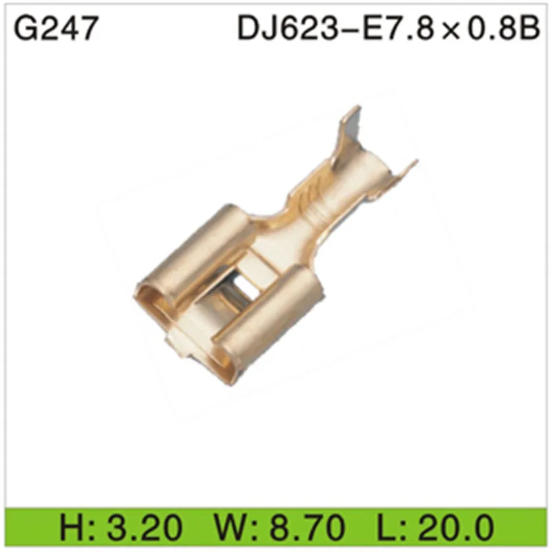 Free shipping 1000pcs Car Electronics & Motorcycle Accessories & Parts G247 Female terminal connector
Free shipping 1000pcs Car Electronics & Motorcycle Accessories & Parts G247 Female terminal connector