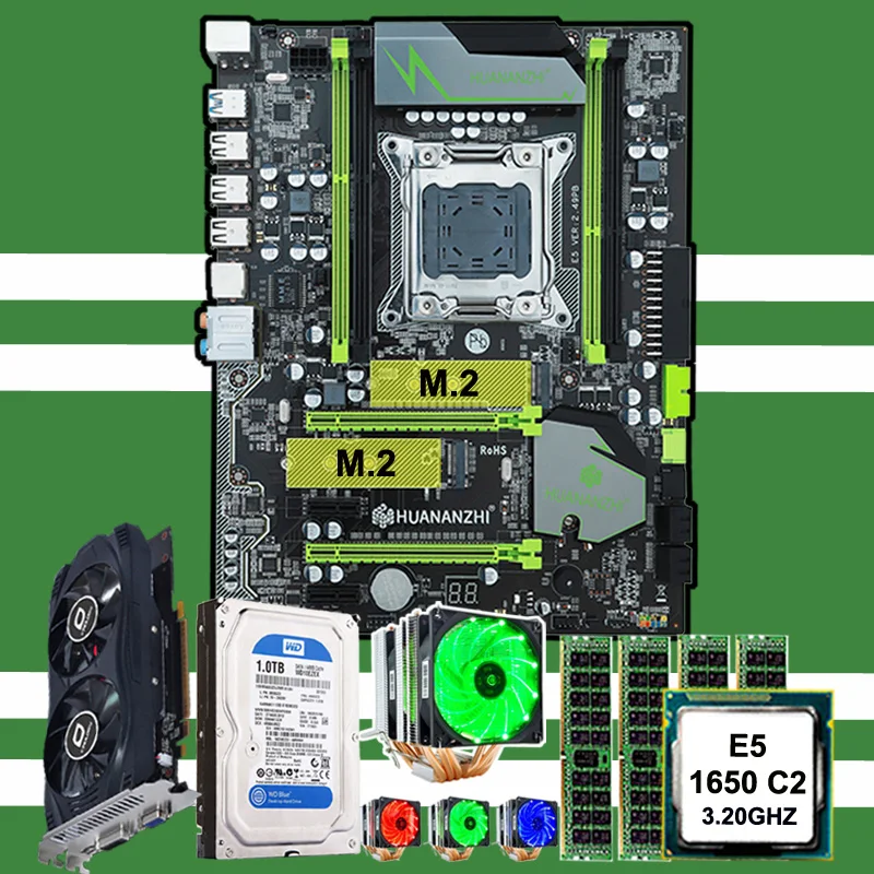 Материнская плата HUANANZHI X79 Super, процессор Xeon E5 1650, 3,2 ГГц, HI-SPEED Dual M.2 RAM 16 Гб (4*4 Гб) RECC ТБ HDD, видеокарта GTX750Ti 2G
Материнская плата HUANANZHI X79 Super, процессор Xeon E5 1650, 3,2 ГГц, HI-SPEED Dual M.2 RAM 16 Гб (4*4 Гб) RECC ТБ HDD, видеокарта GTX750Ti 2G