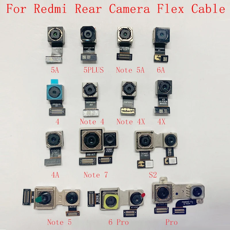 Гибкий кабель для задней камеры для Xiaomi Redmi Note 8, 7, 6, 5, 5A, 4, 4X, Redmi 6A, 5A, 6, 6Pro, 4, S2, 5Plus, Главный модуль камеры, запасные части
Гибкий кабель для задней камеры для Xiaomi Redmi Note 8, 7, 6, 5, 5A, 4, 4X, Redmi 6A, 5A, 6, 6Pro, 4, S2, 5Plus, Главный модуль камеры, запасные части