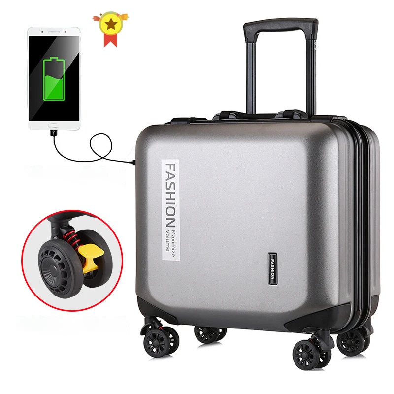 LEINASEN 18inch 100% full PC rolling luggage spinner girls carry on suitcase travel women trolley case boarding men travel bag
LEINASEN 18inch 100% full PC rolling luggage spinner girls carry on suitcase travel women trolley case boarding men travel bag