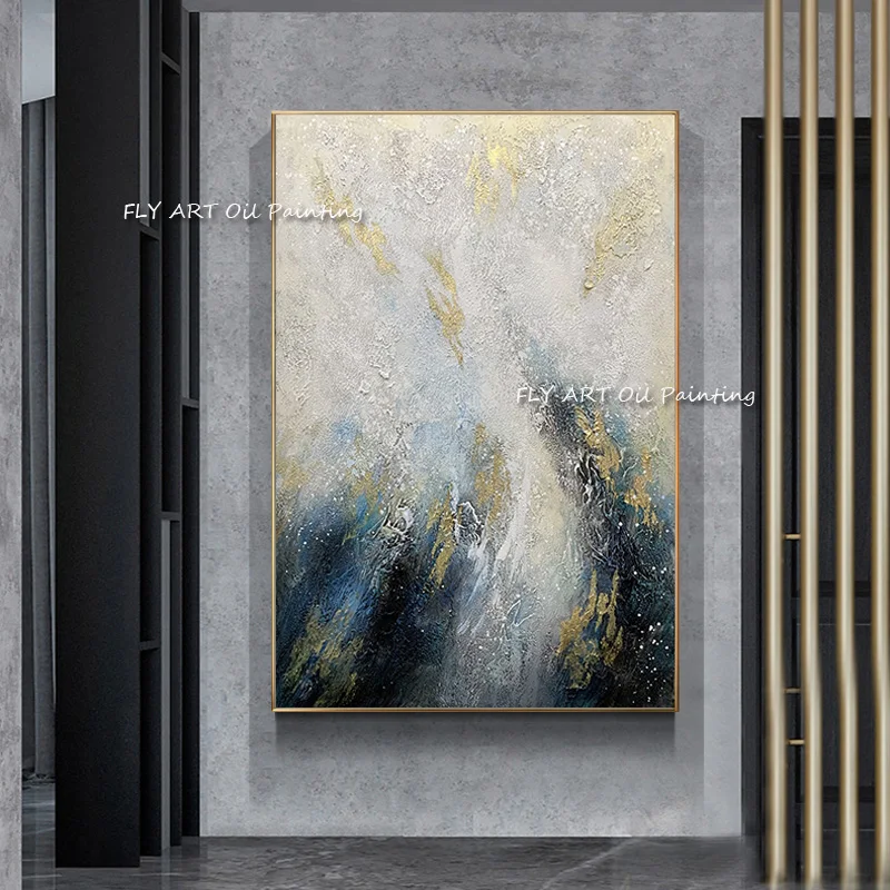 Modern Canvas Abstract Handmade oil Painting Golden Wall Art Pictures for Living Room Bedroom Decorative
Modern Canvas Abstract Handmade oil Painting Golden Wall Art Pictures for Living Room Bedroom Decorative