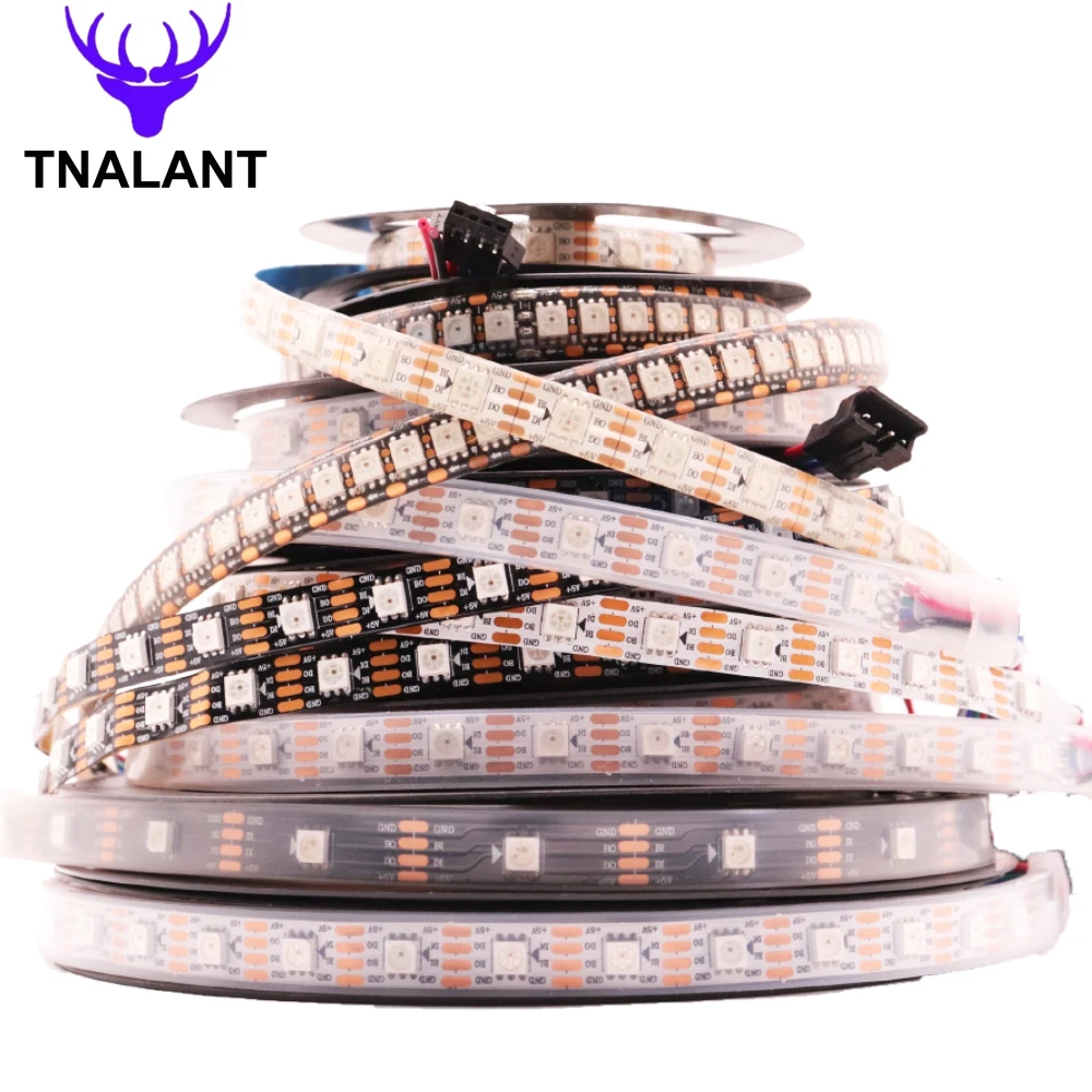 WS2813 WS2812 Update Smart RGB Led Strip Dual Signal Individually Addressable 30 60 144 LEDs WS2812 IC Black White PCB DC5V
WS2813 WS2812 Update Smart RGB Led Strip Dual Signal Individually Addressable 30 60 144 LEDs WS2812 IC Black White PCB DC5V