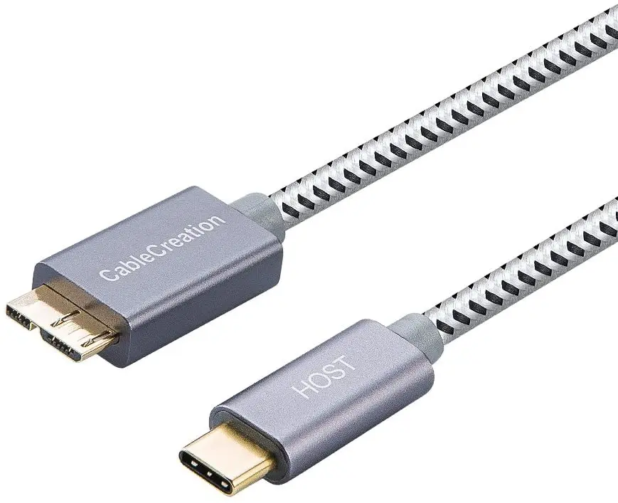 USB C к Micro-B 3,0 (Gen 2/10G)USB 3.1 Type C кабель в оплетке, совместим с MacBook (Pro), внешним жестким диском HDD
USB C к Micro-B 3,0 (Gen 2/10G)USB 3.1 Type C кабель в оплетке, совместим с MacBook (Pro), внешним жестким диском HDD