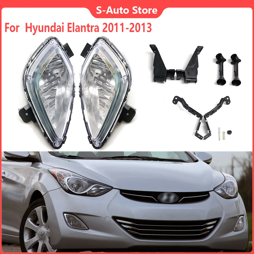 12V Amber Front Bumper Fog Lights Driving Light Clear L&R Daytime Running Lamp For Hyundai Elantra 2011 2012 2013 HY2593140
12V Amber Front Bumper Fog Lights Driving Light Clear L&R Daytime Running Lamp For Hyundai Elantra 2011 2012 2013 HY2593140
