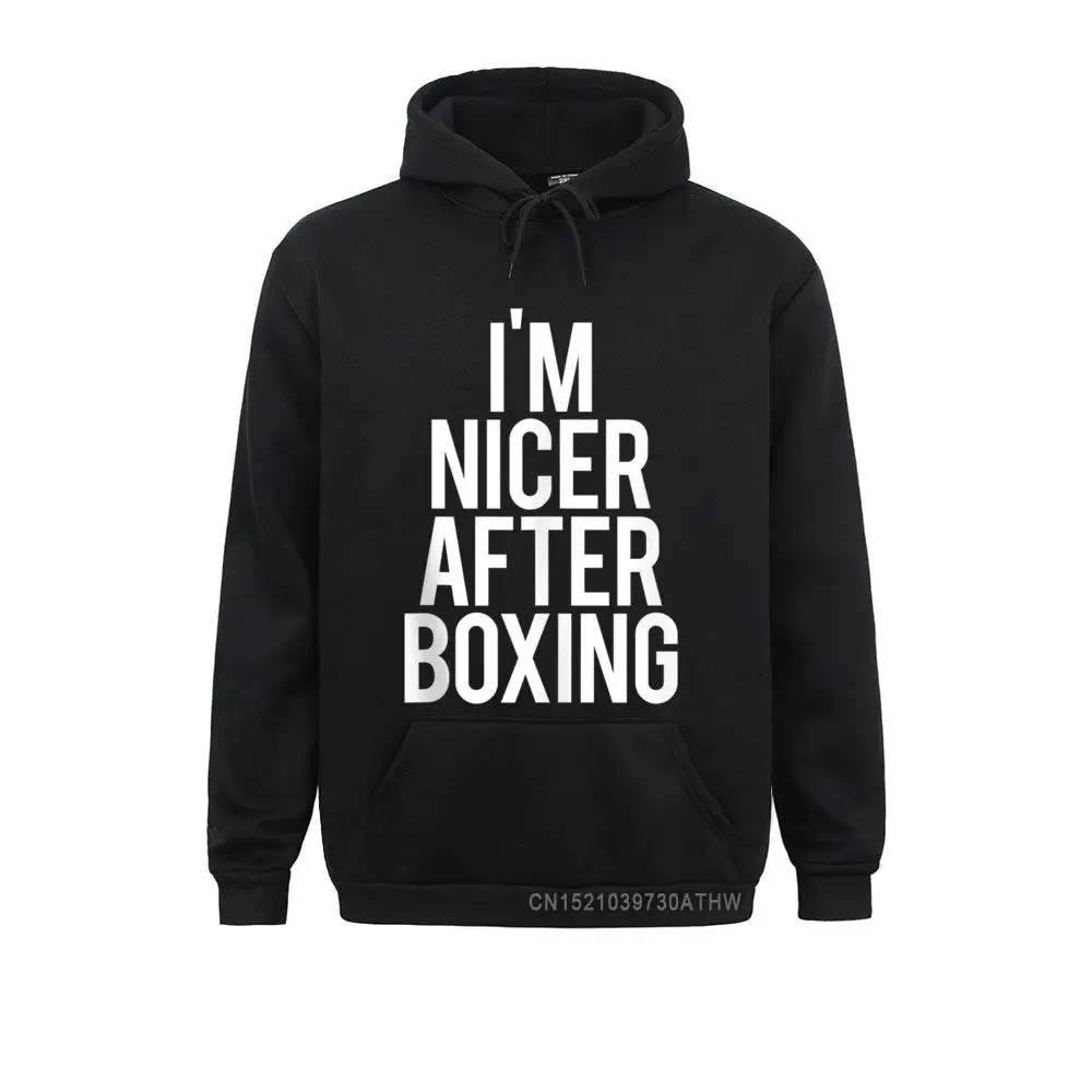 Забавные мужские свитшоты I'm Nicer After Boxing для тренировок в тренажерном зале и фитнеса, толстовки для взрослых, новинка 2021, Модные осенние капюшоны с принтом
Забавные мужские свитшоты I'm Nicer After Boxing для тренировок в тренажерном зале и фитнеса, толстовки для взрослых, новинка 2021, Модные осенние капюшоны с принтом