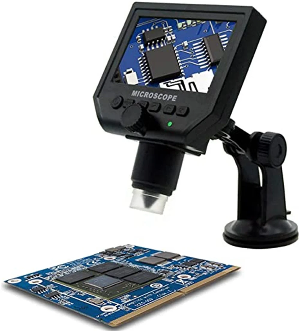 8-Inch HD LCD digital microsope 600 X magnified rechargeable lithium battery suitable for circuit board repair soldering tools
8-Inch HD LCD digital microsope 600 X magnified rechargeable lithium battery suitable for circuit board repair soldering tools
