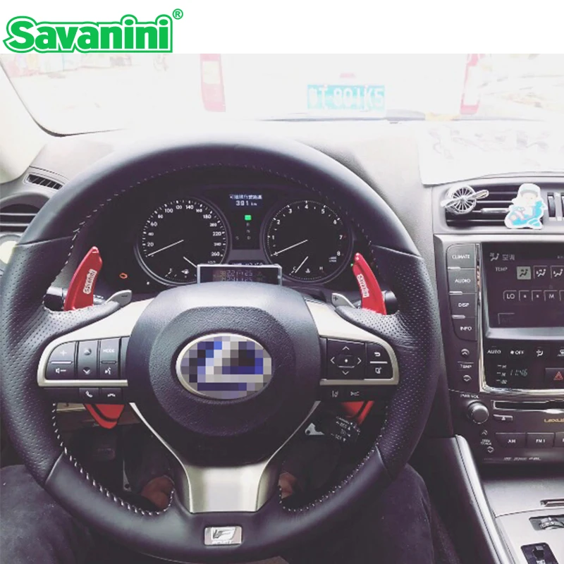 Savanini 2pcs Aluminum Steering Wheel DSG Shift Paddle Shifter Extension For Lexus GS250 GS350 auto car styling sticker free
Savanini 2pcs Aluminum Steering Wheel DSG Shift Paddle Shifter Extension For Lexus GS250 GS350 auto car styling sticker free