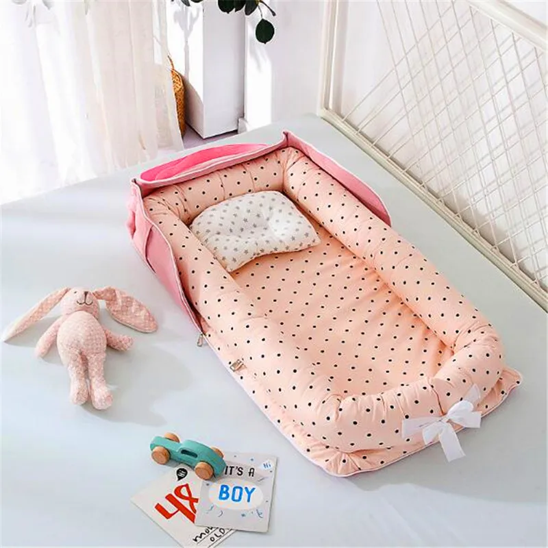 Baby Bed cotton travel Nest Crib outdoor Portable Crib Newborn Sleeping baby basket protection pad
Baby Bed cotton travel Nest Crib outdoor Portable Crib Newborn Sleeping baby basket protection pad