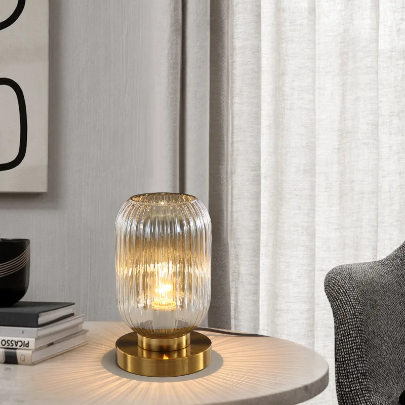 ASANZUO table lamps Study Bedroom Bedside decor desk lamp Modern living room White Blue Amber Smoky gray glass Lighting fixtures
ASANZUO table lamps Study Bedroom Bedside decor desk lamp Modern living room White Blue Amber Smoky gray glass Lighting fixtures