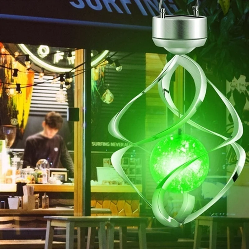 Solar Colorful Wind Turn Light Outdoor Wall-mounted Wind Chimes Color Changing Holiday Landscape Lights Christmas Decor Lights
Solar Colorful Wind Turn Light Outdoor Wall-mounted Wind Chimes Color Changing Holiday Landscape Lights Christmas Decor Lights