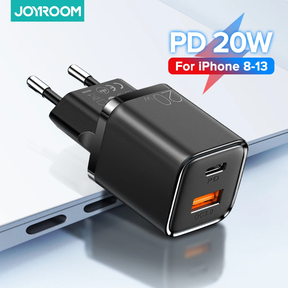 Joyroom 20W Fast Charger For iPhone 13 12 11 Pro Max 30W USB Type C PD Charger Quick Charge 3.0 Portable Charger for Xiaomi
Joyroom 20W Fast Charger For iPhone 13 12 11 Pro Max 30W USB Type C PD Charger Quick Charge 3.0 Portable Charger for Xiaomi