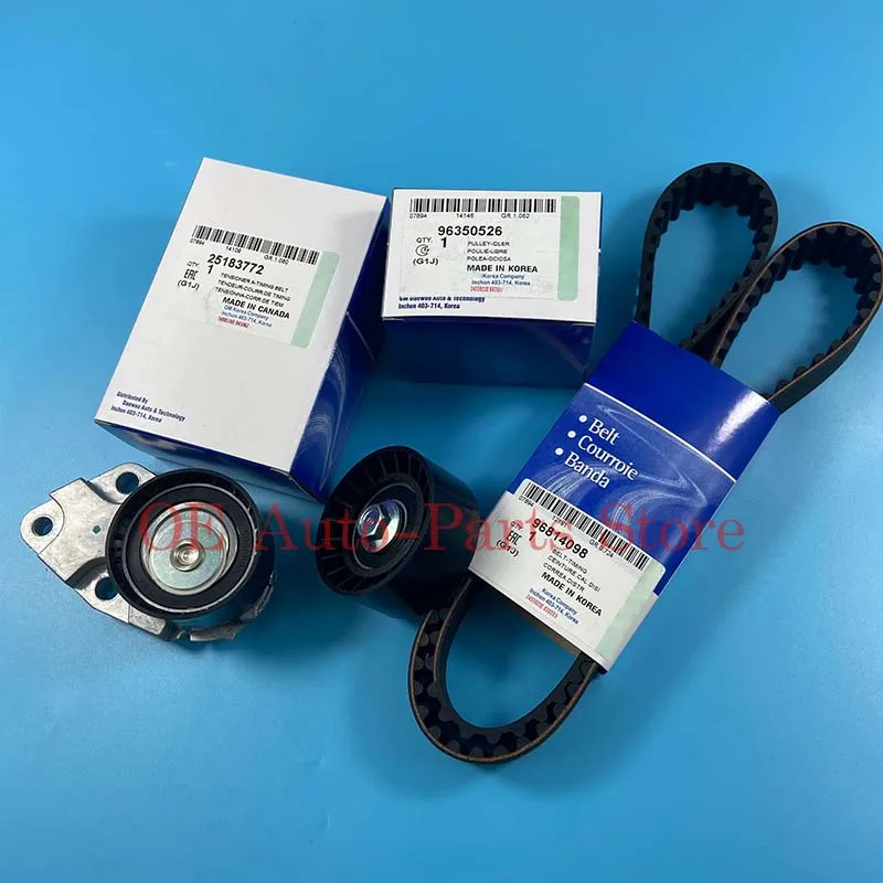 3PC Original Timing Belt Tensioner For Buick Excell 1.6 Chevrolet Aveo Lacetti Daewoo Nubira 25183772 96350526 96814098 96350550
3PC Original Timing Belt Tensioner For Buick Excell 1.6 Chevrolet Aveo Lacetti Daewoo Nubira 25183772 96350526 96814098 96350550