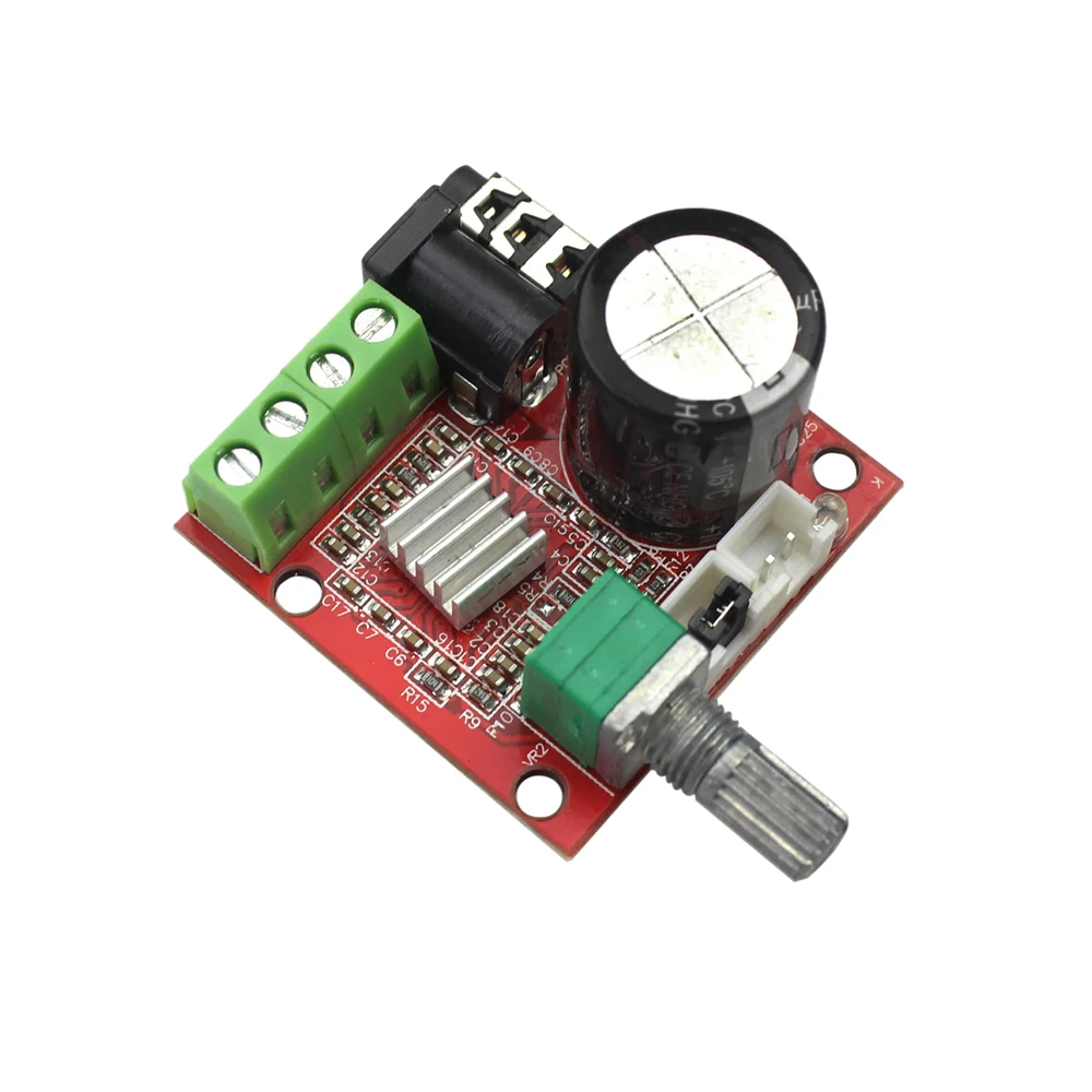 12V Mini Hi-Fi PAM8610 Audio Stereo Amplifier Board 2X10W Dual Channel D Class Module
12V Mini Hi-Fi PAM8610 Audio Stereo Amplifier Board 2X10W Dual Channel D Class Module
