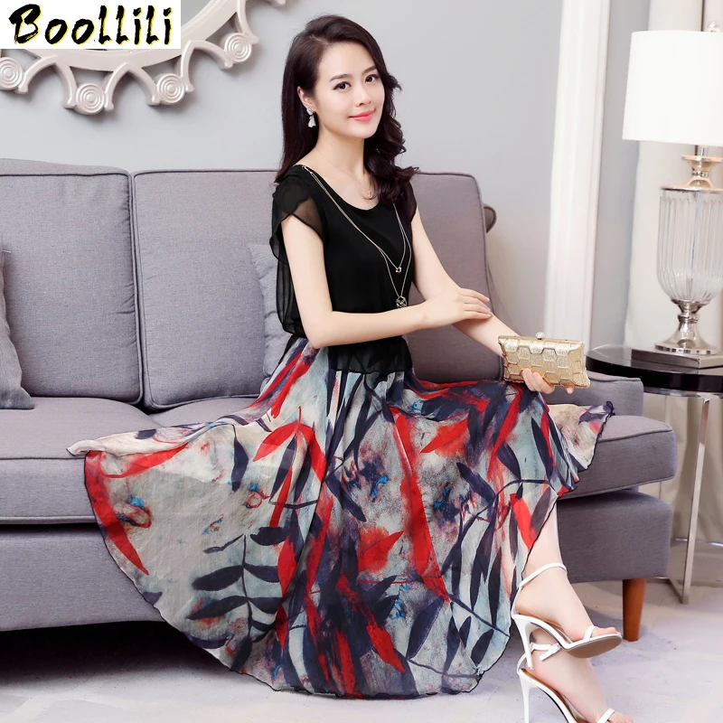 Real Silk Boollili Long Dress Women Slim Print Summer Dress Party Maxi Vestidos Ladies Elegant Clothes Plus Size Vestido
Real Silk Boollili Long Dress Women Slim Print Summer Dress Party Maxi Vestidos Ladies Elegant Clothes Plus Size Vestido