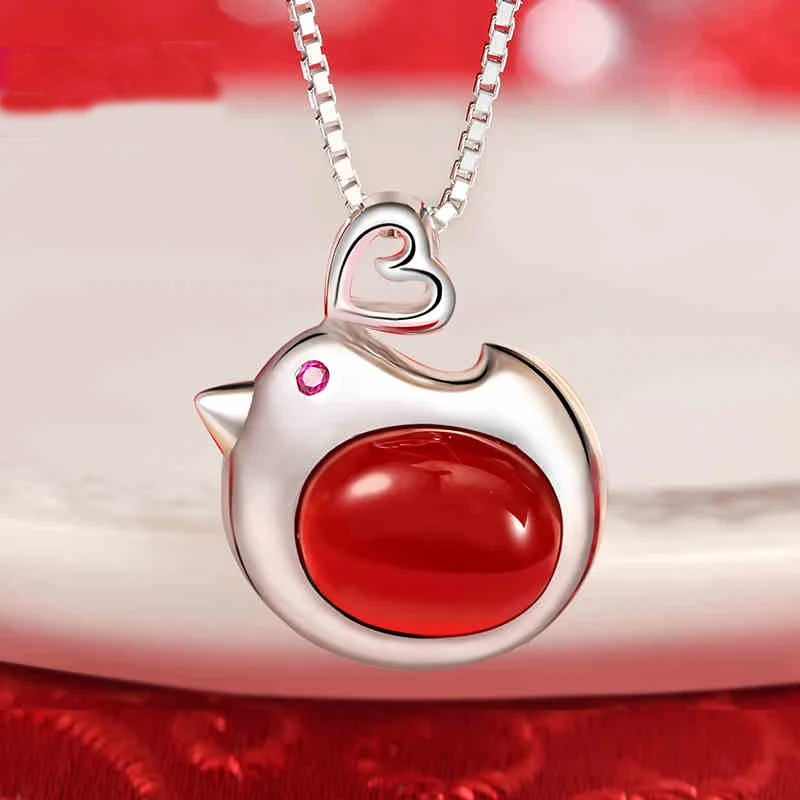 REETI 925 Sterling Silver Zircon Chicken Necklaces Pendant Fashion Sterling Silver Jewelry Statement for Women Bijoux
REETI 925 Sterling Silver Zircon Chicken Necklaces Pendant Fashion Sterling Silver Jewelry Statement for Women Bijoux