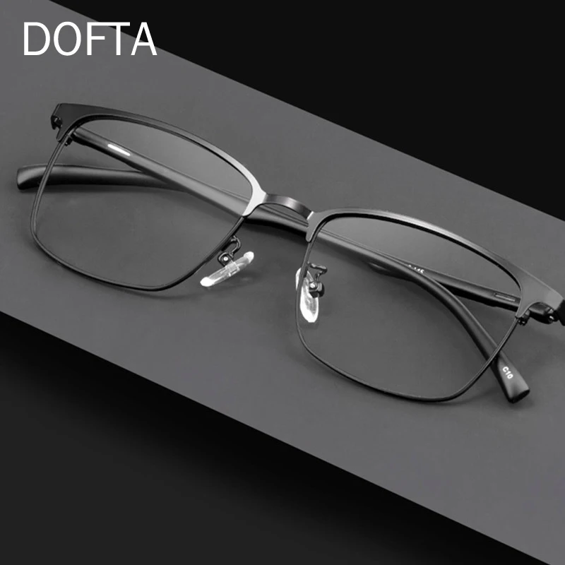 DOFTA Optical Glasses Frame Men Ultralight Alloy Myopia Eyeglasses Male Rectangle Prescription Eyewear 5267
DOFTA Optical Glasses Frame Men Ultralight Alloy Myopia Eyeglasses Male Rectangle Prescription Eyewear 5267
