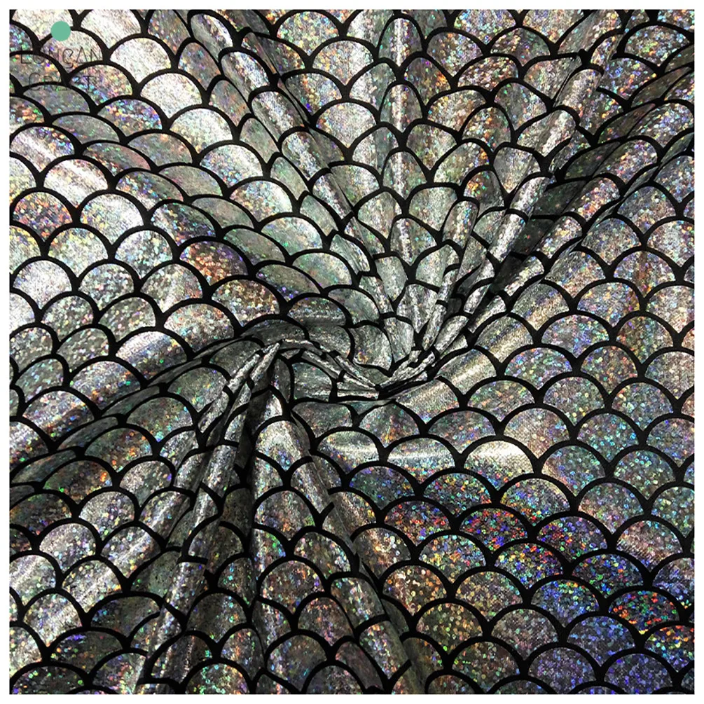 150*50cm Sparkly Scale Mermaid Laser Stretch Fabric for Skirt Swimwear Stage Cosplay Costume Dress Sewing Fabric
150*50cm Sparkly Scale Mermaid Laser Stretch Fabric for Skirt Swimwear Stage Cosplay Costume Dress Sewing Fabric