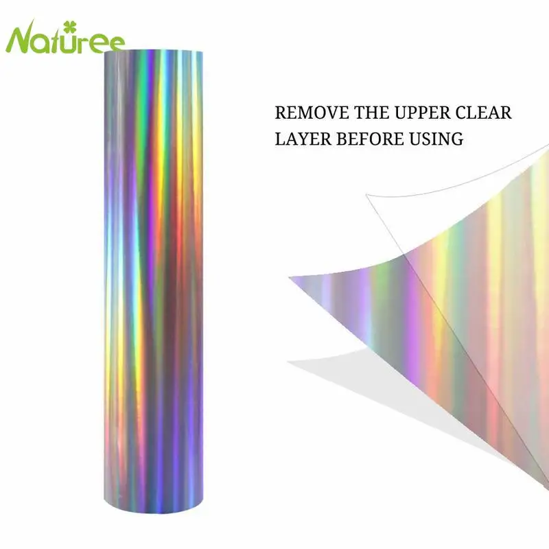 25cm*1m Laser Holographic Heat Transfer Vinyl HTV Rainbow Color Heat Press for DIY Clothes T-Shirt
25cm*1m Laser Holographic Heat Transfer Vinyl HTV Rainbow Color Heat Press for DIY Clothes T-Shirt
