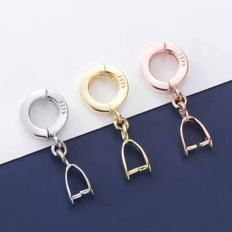 925 Sterling Silver Jades Pendant Connector Clip Hooks Hypoallergenic S925 Silver Charm Necklace Clasps Buckle DIY Jewelry Make
925 Sterling Silver Jades Pendant Connector Clip Hooks Hypoallergenic S925 Silver Charm Necklace Clasps Buckle DIY Jewelry Make