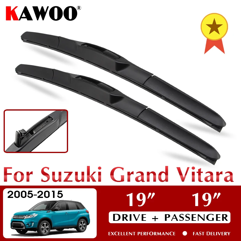 KAWOO Щетка стеклоочистителя переднего автомобиля лезвия для Suzuki Grand Vitara 2005-2015 лобовое стекло окна 19 "+ 19" LHD RHD
KAWOO Щетка стеклоочистителя переднего автомобиля лезвия для Suzuki Grand Vitara 2005-2015 лобовое стекло окна 19 "+ 19" LHD RHD