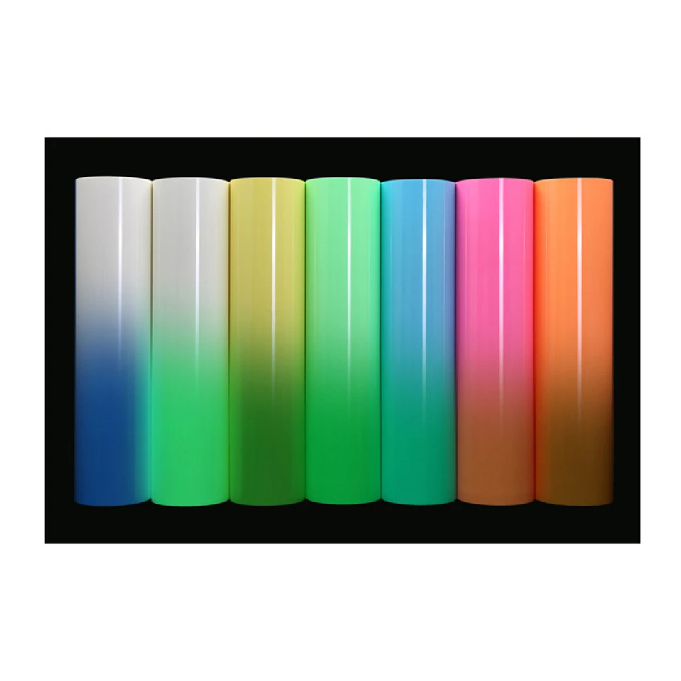 Fluorescent Neon Flex T-Shirt Vinyl Heat Press Transfer Color Changing Adhesive Permanent Vinyl DL01-07
Fluorescent Neon Flex T-Shirt Vinyl Heat Press Transfer Color Changing Adhesive Permanent Vinyl DL01-07