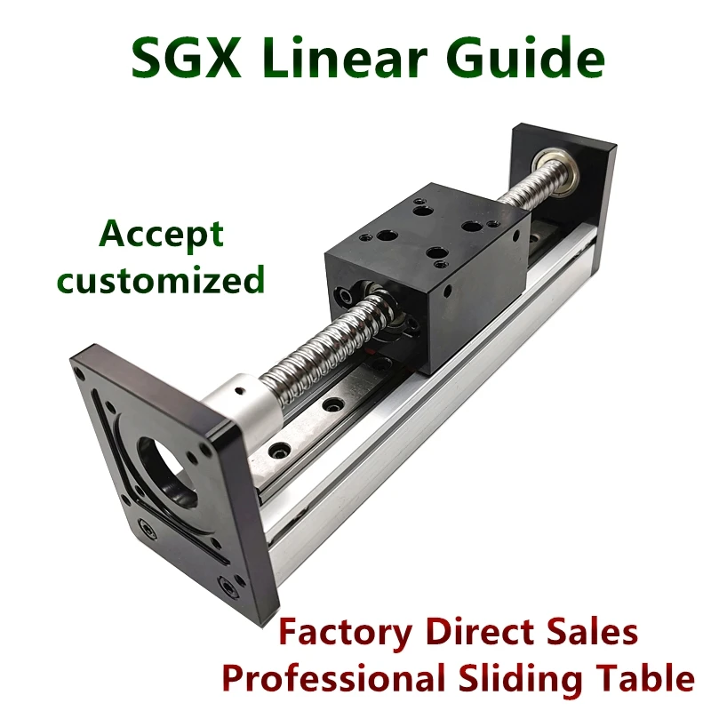 SGX single line rail ball screw guide rail linear module CNC precision cross slide table
SGX single line rail ball screw guide rail linear module CNC precision cross slide table