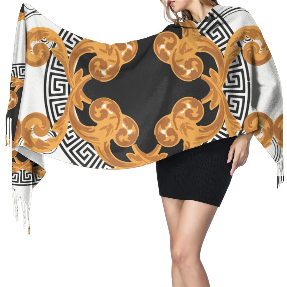 WHEREISART Black Scarf Gloden Women Cashmere Scarves Neck Head Warm Pashmina Lady Shawls And Wraps Bandana Tassel Dropshipping
WHEREISART Black Scarf Gloden Women Cashmere Scarves Neck Head Warm Pashmina Lady Shawls And Wraps Bandana Tassel Dropshipping