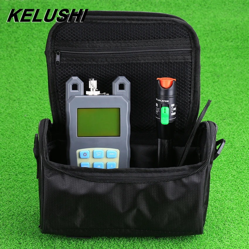 Fiber Tester Tool Kit -70dBm~+6 or 10 dBm Optical Power Meter 5/10/20/30mW Visual Fault Locator 1-30km
Fiber Tester Tool Kit -70dBm~+6 or 10 dBm Optical Power Meter 5/10/20/30mW Visual Fault Locator 1-30km
