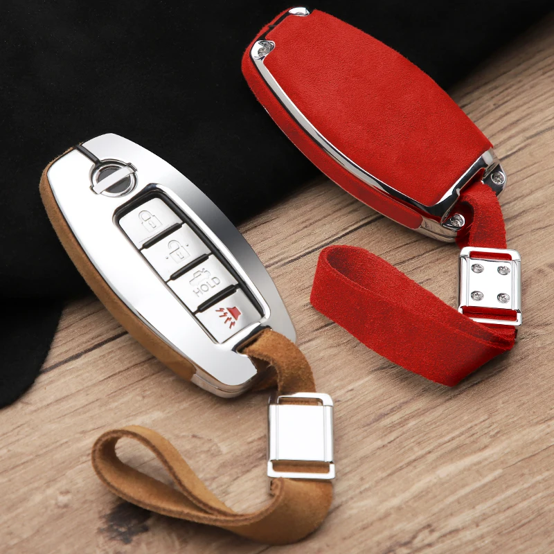Car Leather Key Cover Case Chain For Nissan Versa Maxima Rogue Armada Sentra Qashqai X-Trail For Infiniti FX35 QX50 Accessories
Car Leather Key Cover Case Chain For Nissan Versa Maxima Rogue Armada Sentra Qashqai X-Trail For Infiniti FX35 QX50 Accessories