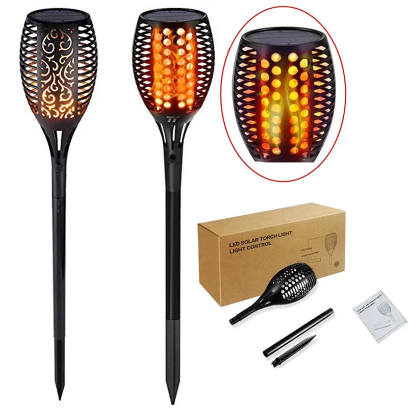 LED Solar Flame Flickering Wall Lawn Lamp LED Dancing Flame Light Torch Bulb Indoor Outdoor Waterproof Solar Garden Decor Lights
LED Solar Flame Flickering Wall Lawn Lamp LED Dancing Flame Light Torch Bulb Indoor Outdoor Waterproof Solar Garden Decor Lights