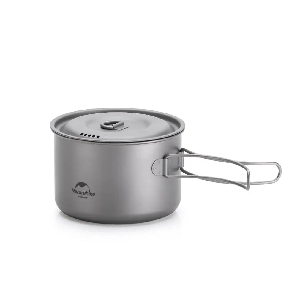 Naturehike Lightweight Titanium Cookware Outdoor Camping Pot Portable Frying Pan
Naturehike Lightweight Titanium Cookware Outdoor Camping Pot Portable Frying Pan