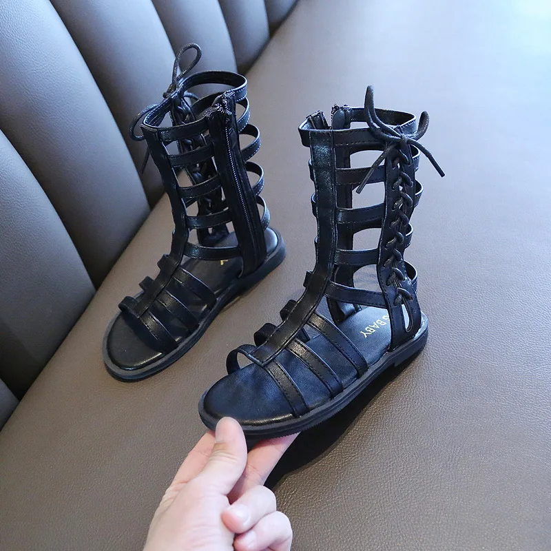 Fashion Sandals Big Girls Summer Toddler Gladiator Cut-outs Kids Shoes Bow Children Girls Roman Sandals B961
Fashion Sandals Big Girls Summer Toddler Gladiator Cut-outs Kids Shoes Bow Children Girls Roman Sandals B961