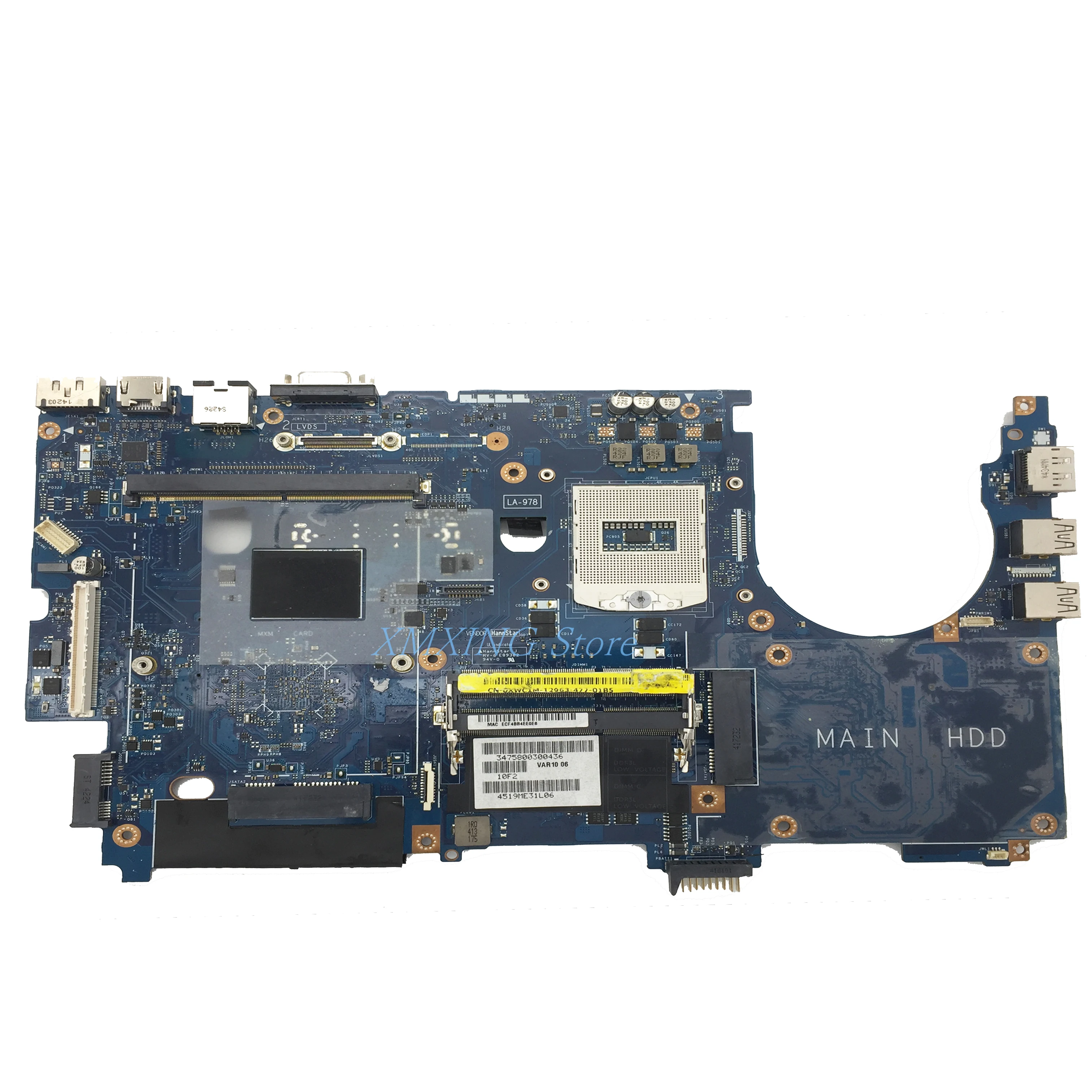 FULCOL For DELL Latitude M6800 Laptop Motherboard LA-9781P DDR3 CN-0XWC1M 0XWC1M XWC1M Tested 100% work
FULCOL For DELL Latitude M6800 Laptop Motherboard LA-9781P DDR3 CN-0XWC1M 0XWC1M XWC1M Tested 100% work