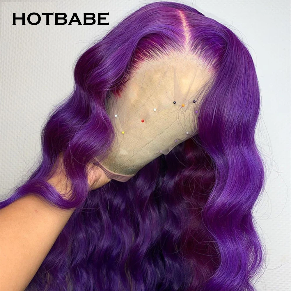 Purple Color 13x6 Transparent Lace Front Wigs Body Wave Brazilian 30 Inch Lace Frontal Wigs Colored Human Hair Wigs Closure Wig
Purple Color 13x6 Transparent Lace Front Wigs Body Wave Brazilian 30 Inch Lace Frontal Wigs Colored Human Hair Wigs Closure Wig