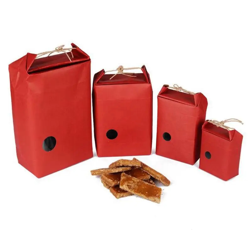 Red Kraft paper rice packaging bag Tea packaging cardboard paper bag/weddings kraft paper bag Food Storage Packing Bag SN3439
Red Kraft paper rice packaging bag Tea packaging cardboard paper bag/weddings kraft paper bag Food Storage Packing Bag SN3439