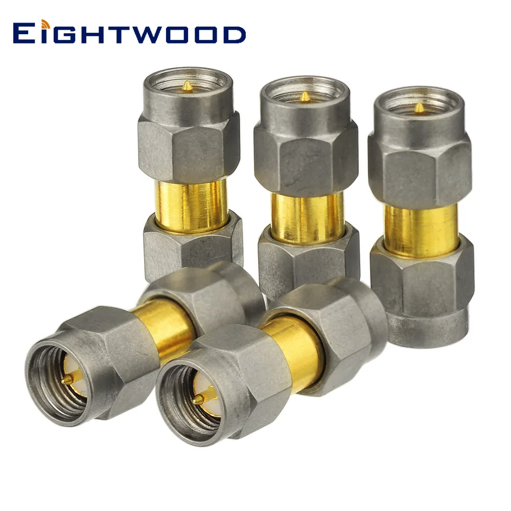 Eightwood 5 шт. SMA коаксиальный адаптер из нержавеющей стали RF штекер SMA в штекер SMA штекер прямой разъем
Eightwood 5 шт. SMA коаксиальный адаптер из нержавеющей стали RF штекер SMA в штекер SMA штекер прямой разъем