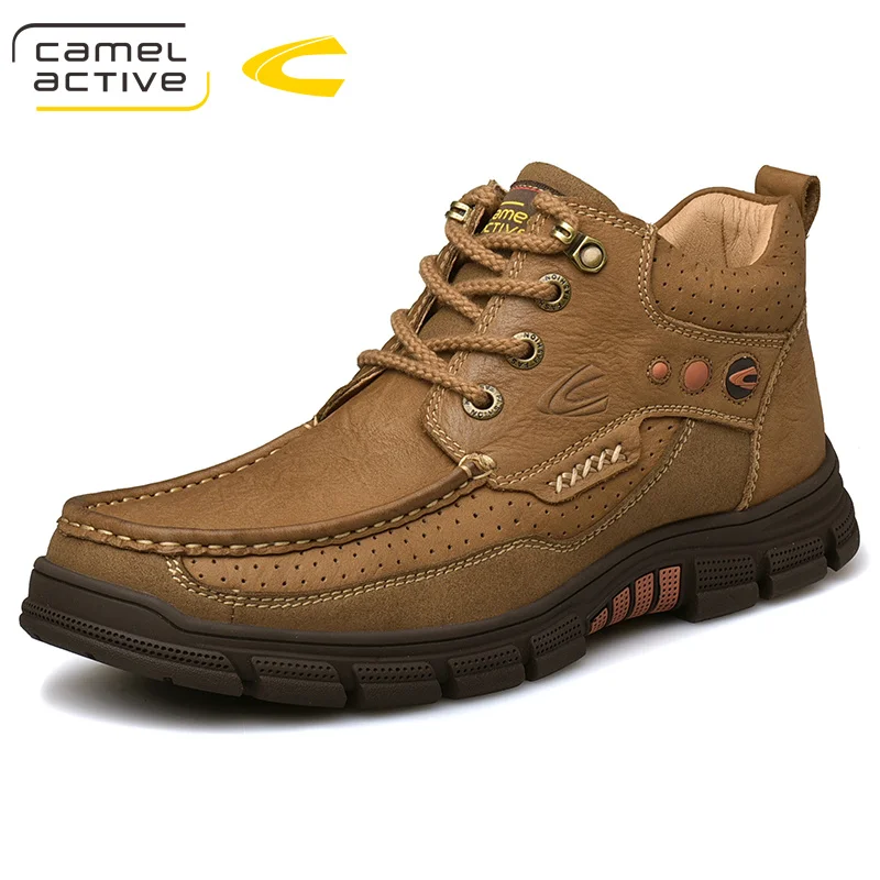 Camel Active New men boots Fashion first layer of leather men's boots, high-quality tooling boots man, botas hombre
Camel Active New men boots Fashion first layer of leather men's boots, high-quality tooling boots man, botas hombre
