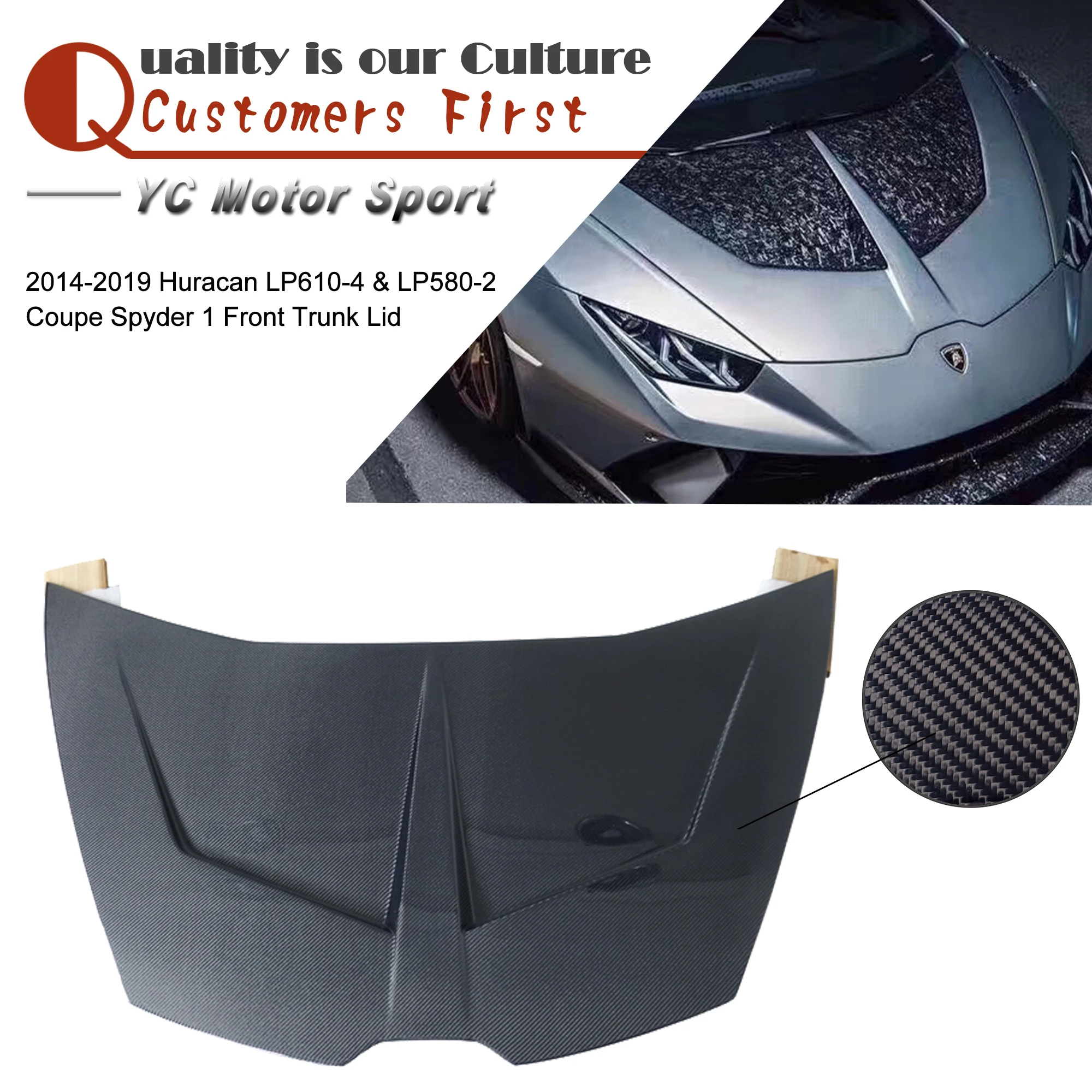 Car Accessories CF Carbon Fiber 1016 Style Front Trunk Lid Fit For 2014-2019 Huracan LP610-4 & LP580-2 Coupe Spyder Hood Bonnet
Car Accessories CF Carbon Fiber 1016 Style Front Trunk Lid Fit For 2014-2019 Huracan LP610-4 & LP580-2 Coupe Spyder Hood Bonnet