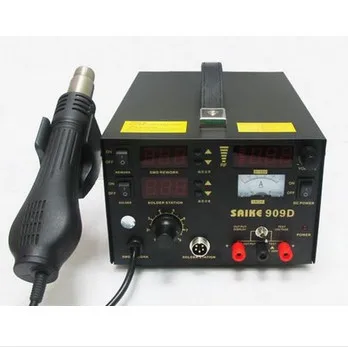 Ping 1PCS 220V/110v SAIKE 909D Soldering/Hot Air Gun Rework Station 3 in 1 Soldering iron+Hot Air Gun+Power Supply H#
Ping 1PCS 220V/110v SAIKE 909D Soldering/Hot Air Gun Rework Station 3 in 1 Soldering iron+Hot Air Gun+Power Supply H#