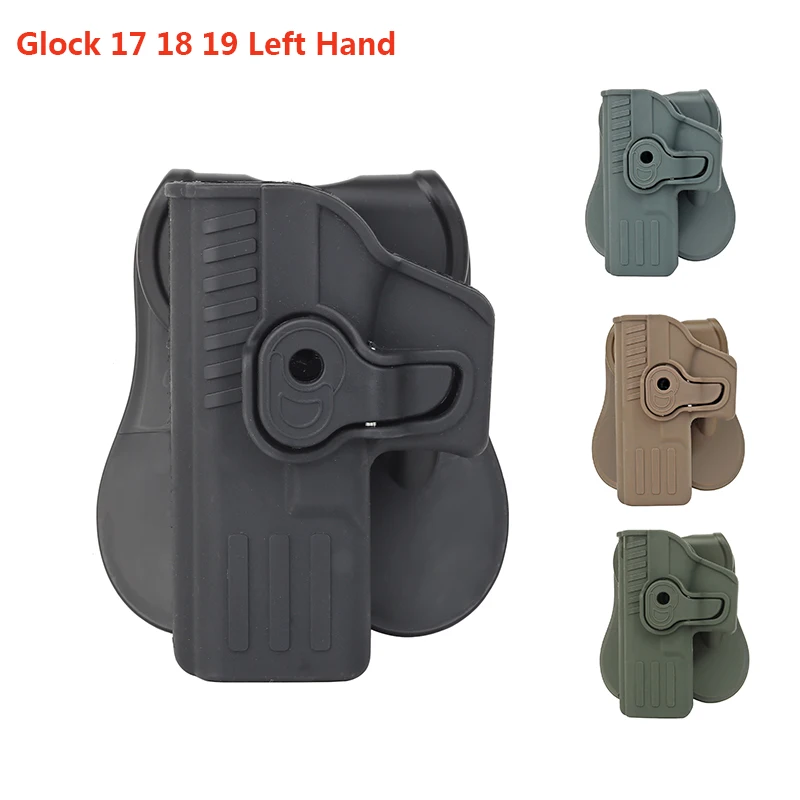 Left Hand Tactical Gun Holster For Glock 17 18 19 Airsoft Gun Case Pistol Holster Hunting Accessories
Left Hand Tactical Gun Holster For Glock 17 18 19 Airsoft Gun Case Pistol Holster Hunting Accessories
