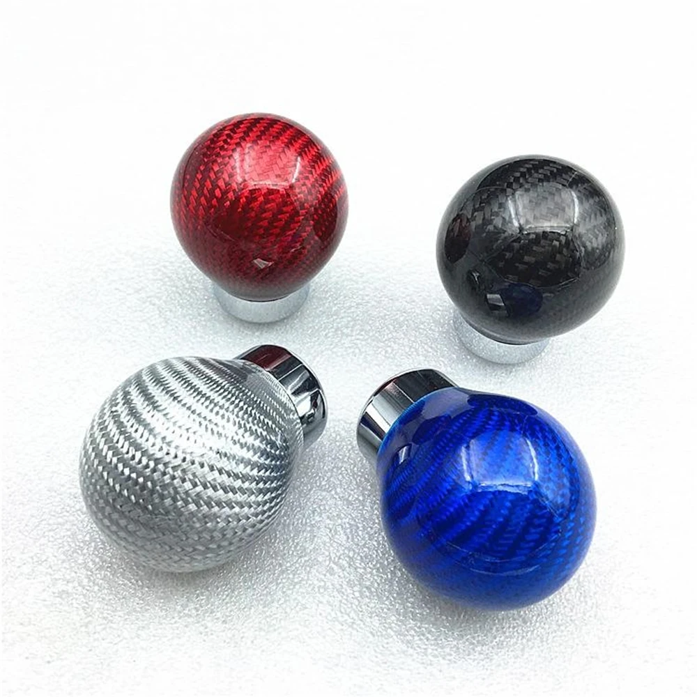 Универсальный автомобильный AT из углеродного волокна, механическая коробка передач MT, алюминиевая ручка переключения передач, круглый рычаг переключения передач 
Универсальный автомобильный AT из углеродного волокна, механическая коробка передач MT, алюминиевая ручка переключения передач, круглый рычаг переключения передач