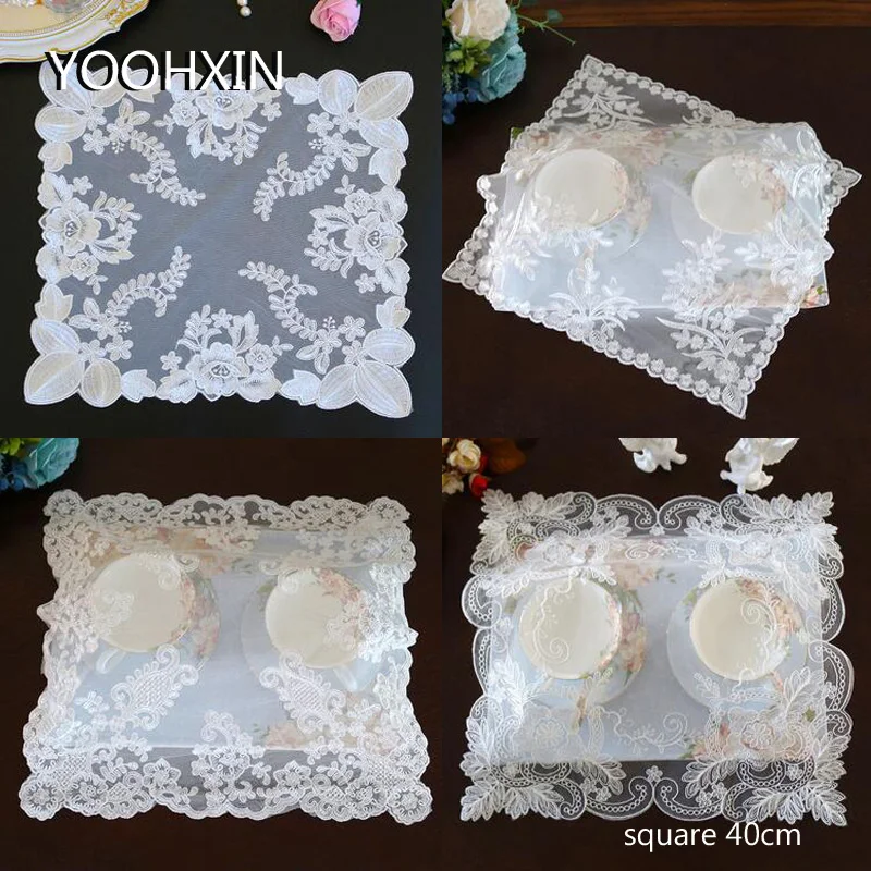 Popular Rose flower Embroidery table place mat cloth Christmas wedding placemat coaster kitchen Table decoration and accessories
Popular Rose flower Embroidery table place mat cloth Christmas wedding placemat coaster kitchen Table decoration and accessories