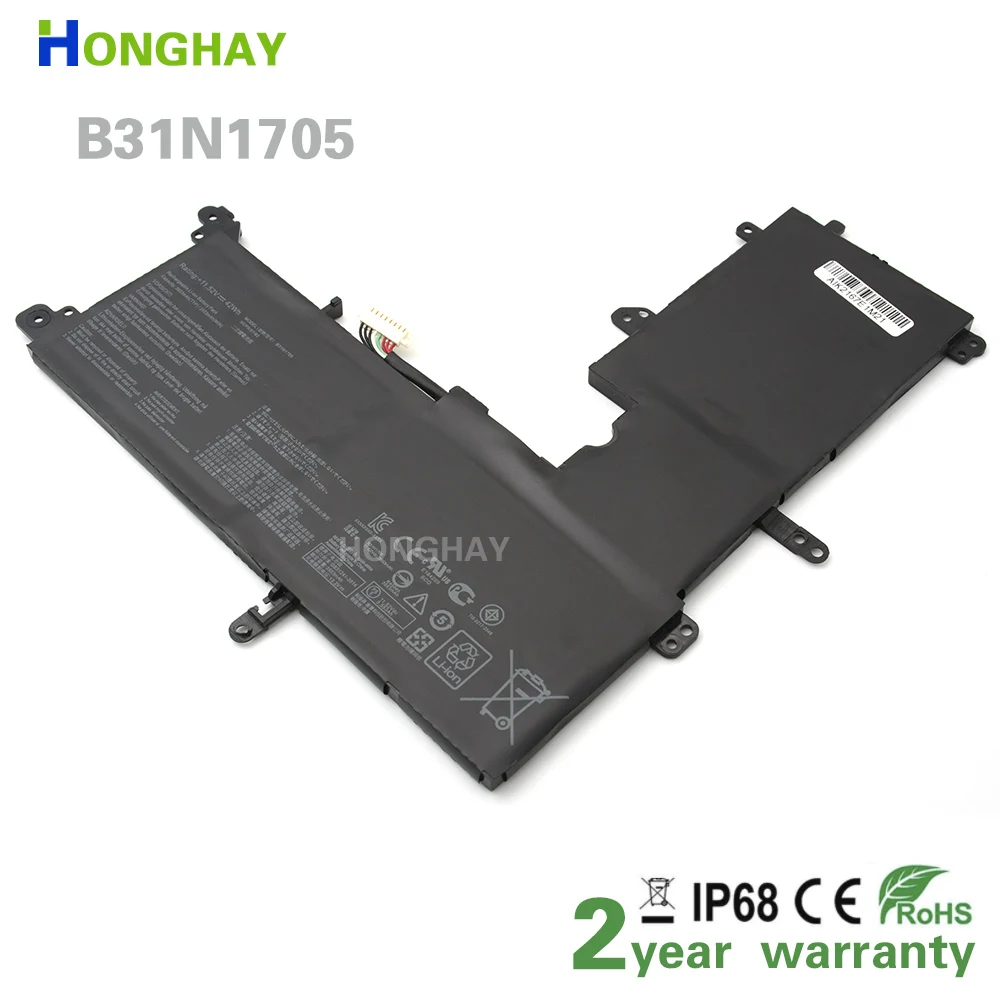 HONGHAY B31N1705 Battery For Asus VivoBook Flip 14 TP410UA 410UF 410UR Q405UA Q405UA-BI5T5 Q405UA-BI5T7 UX460UA UX460UA-1B/2G
HONGHAY B31N1705 Battery For Asus VivoBook Flip 14 TP410UA 410UF 410UR Q405UA Q405UA-BI5T5 Q405UA-BI5T7 UX460UA UX460UA-1B/2G