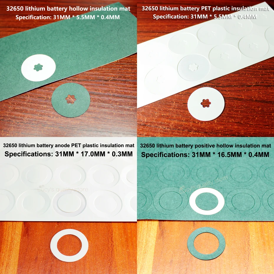 100pcs/lot 32650 32700 lithium battery special bark paper insulation gasket hollow gasket power battery pack sealing surface pad
100pcs/lot 32650 32700 lithium battery special bark paper insulation gasket hollow gasket power battery pack sealing surface pad